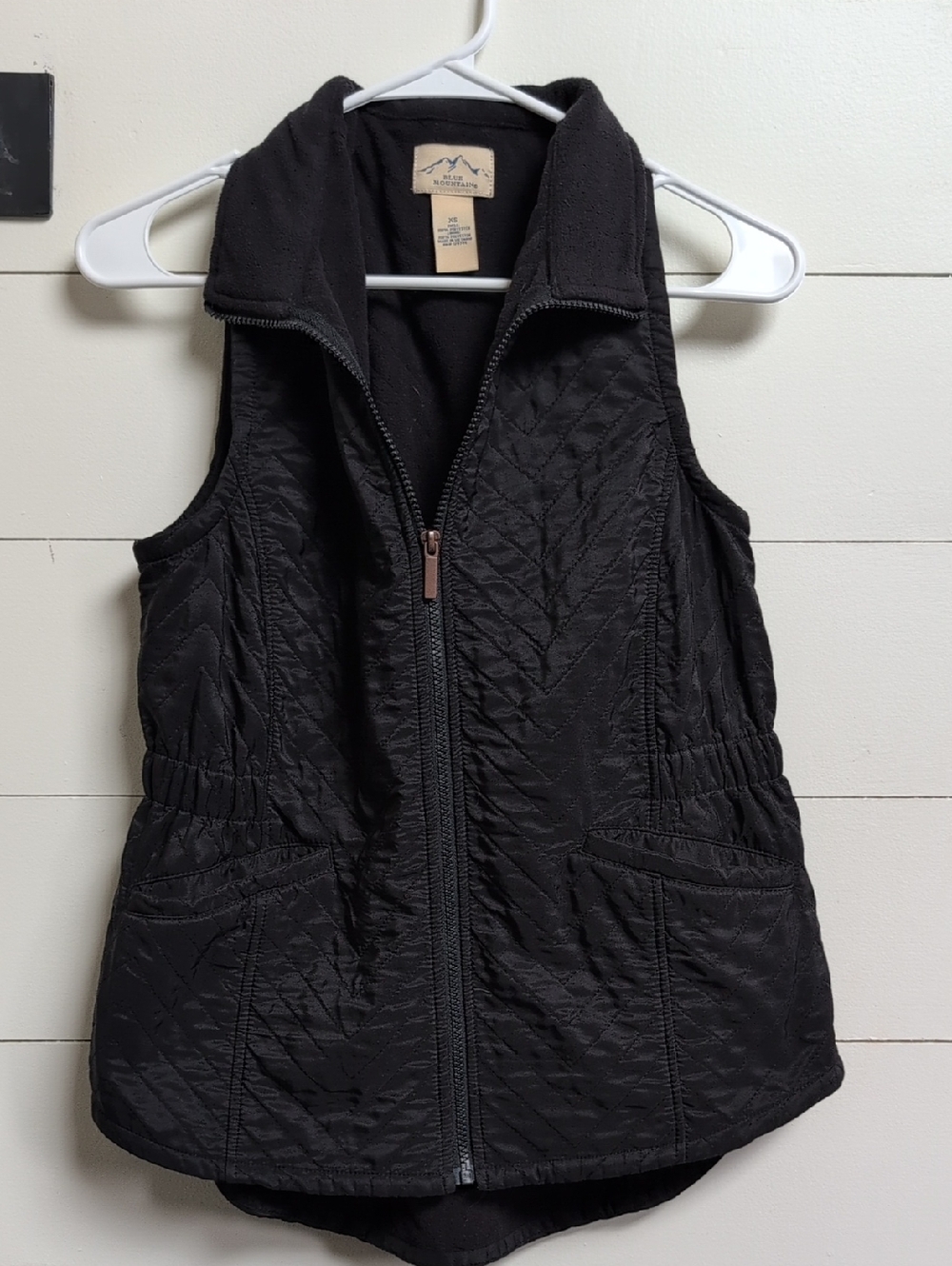 Blue Mountains Fleece Vest - Black XS